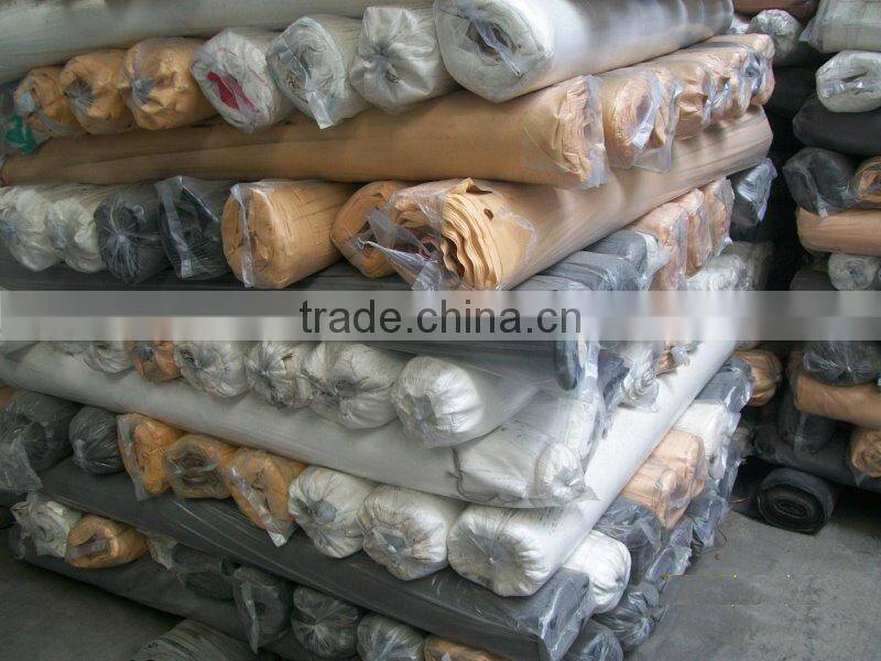 PU Synthetic Leather With Nonwoven Backing For Shoes Lining Stock Lot