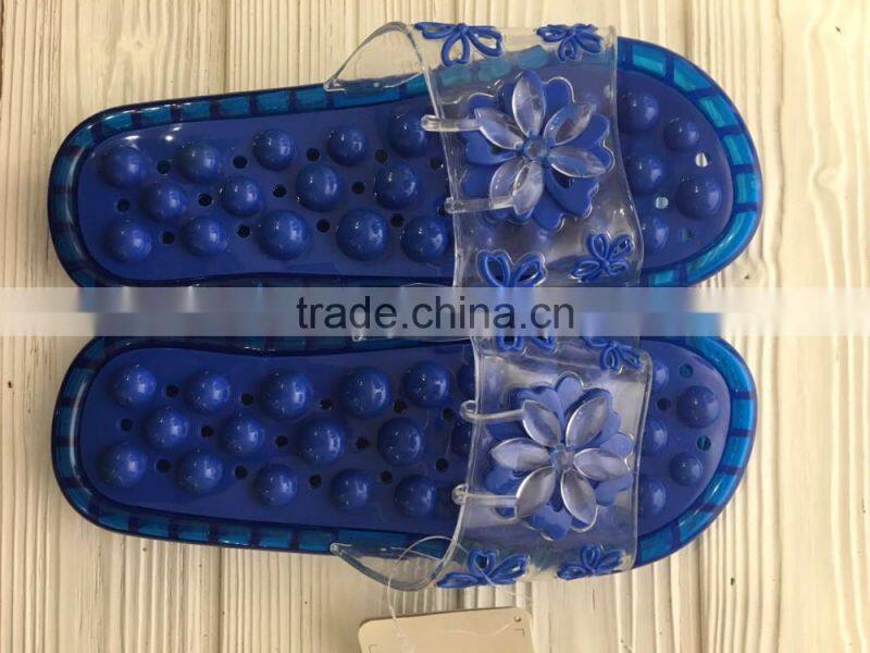 GZY hotsale stocklot summer transparent woman slipper