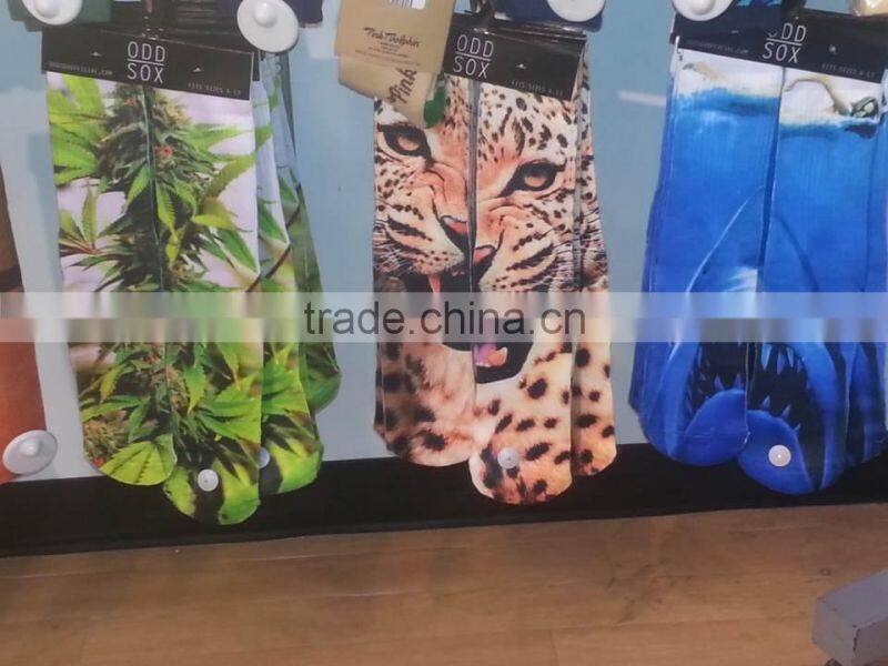 sublimated custom design polyester socks