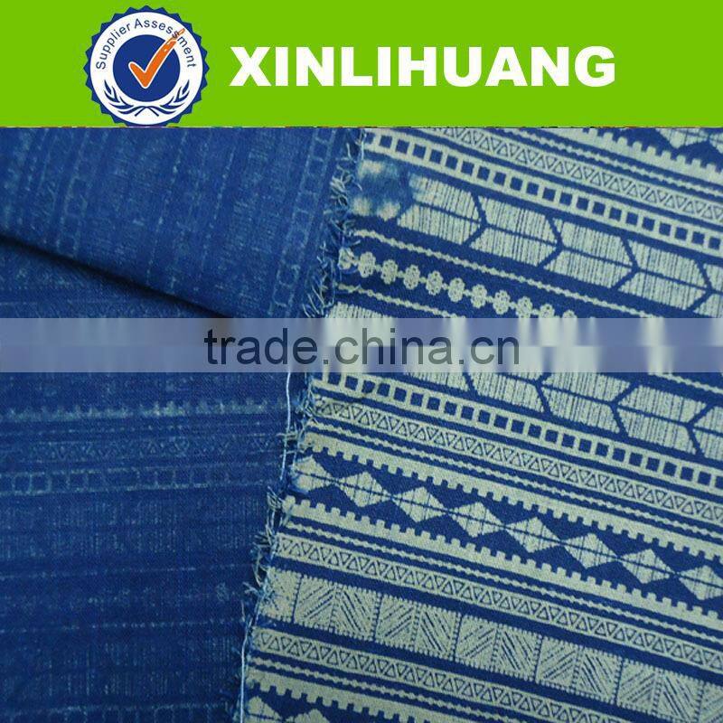 2016SS new arrival printed denim fabric pakistan from China supplier