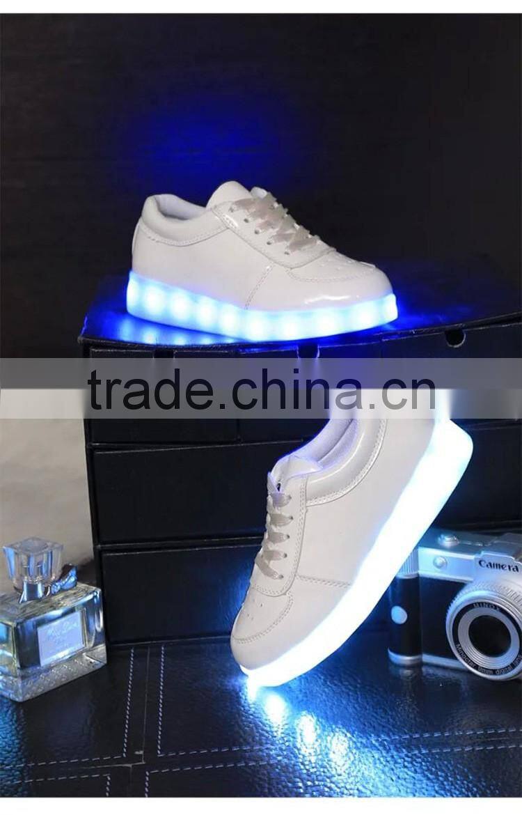 HFR-TS-46-11 2016 hot sale rechargeable italian leather baby shoes