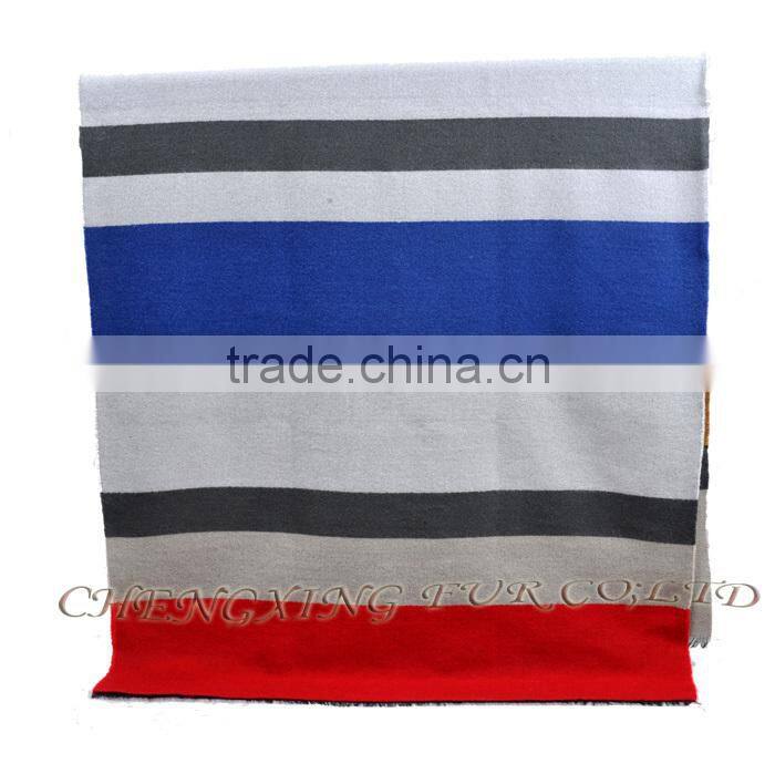 CX-B-P-28 Colourful Stripped Women Winter Warm Acrylic Pashmina