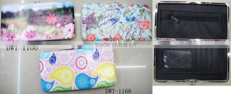 Fashion new hot popular spring floral card wallet for girls