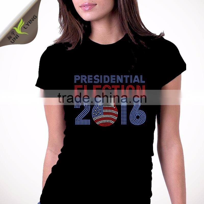 Wholesale Rhinestone Transfer For Tank Top Custom Love Pattern hotfix Strass Design