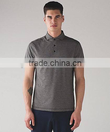 MGOO Top Quality Button Up Dri Fit Polo T Shirts Short Sleeve Fitness Men Polo Shirt