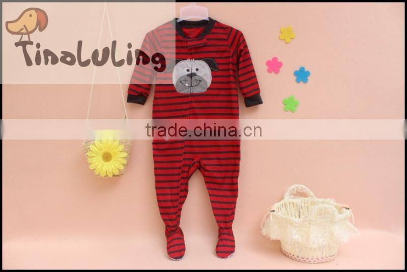 New Designer Kids Frog Cartoon Animal Printed Footed Pajamas Children One piece Jumpsuits