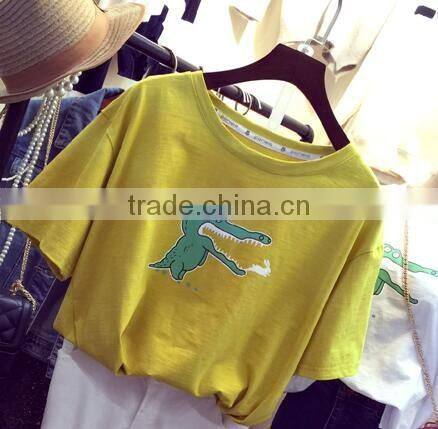 2017 fashion soft high quality cheap wholesale T shirt