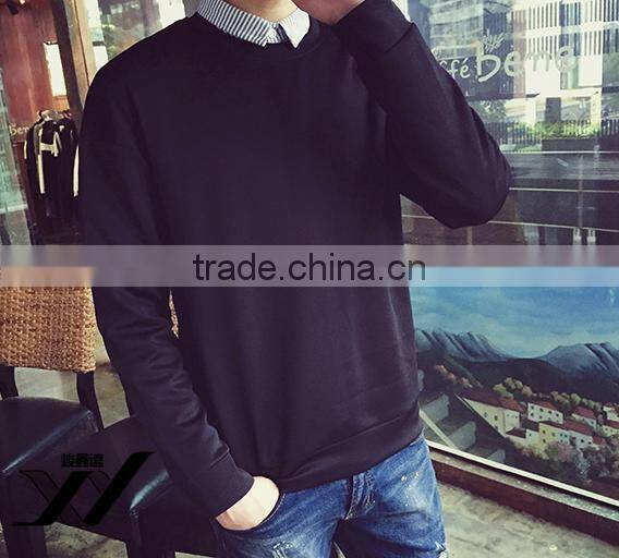 Men Blank Warehuse space cotton Simple hoodies