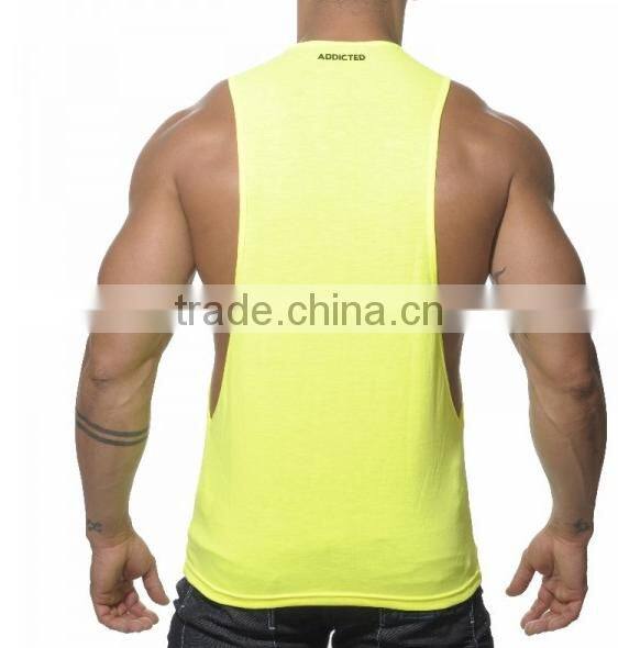 Deep Cut Workout Vest Tank Top Beast Muscle Gym Tee