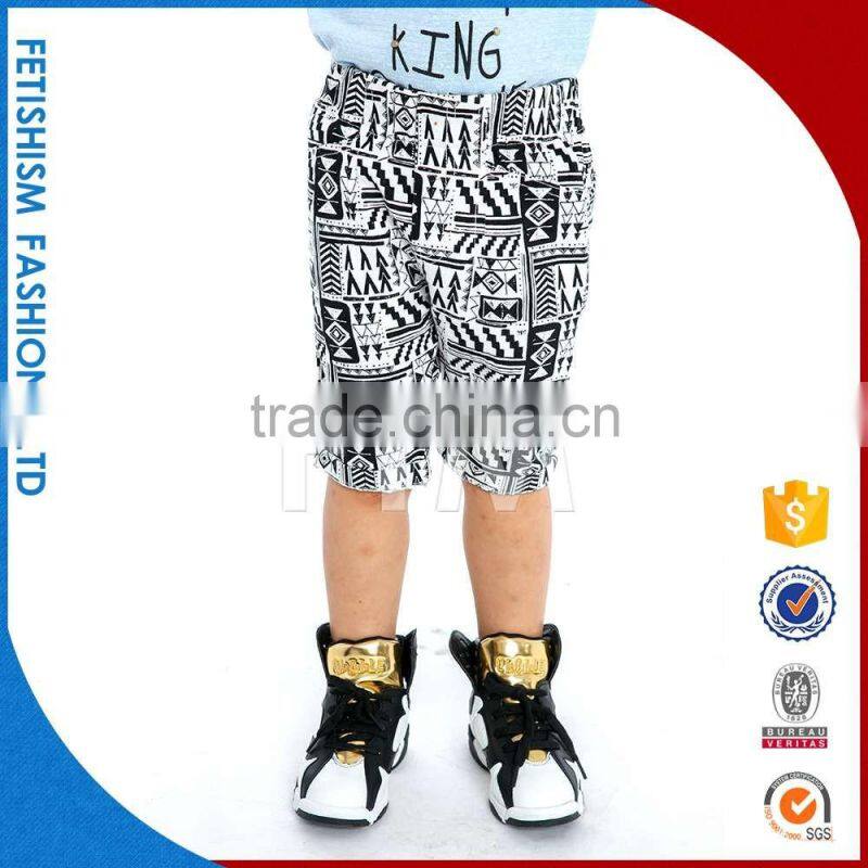 Popular custom board kids cotton shorts
