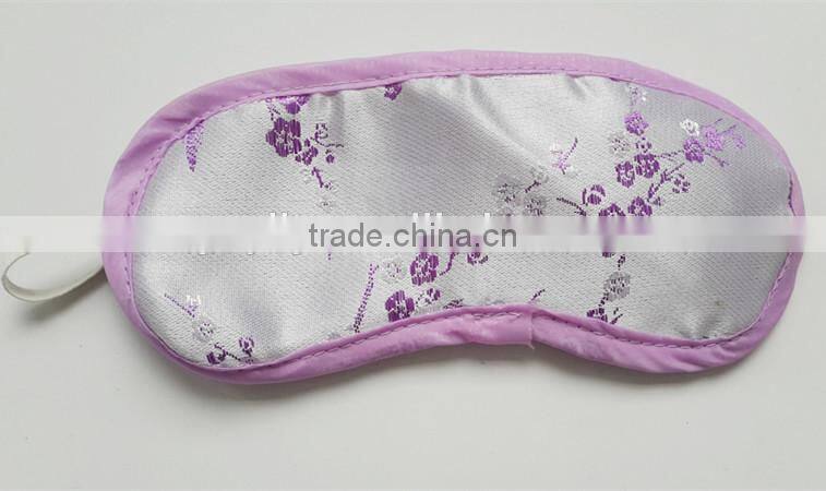 factory sale printing craft satin/polyester material luxury sleep mask