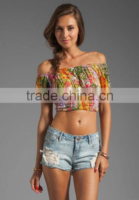 Printed Crop Top