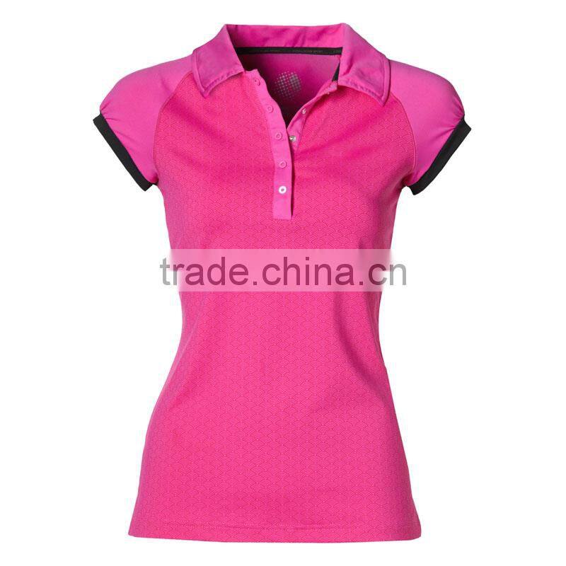 short sleeves v neck contrast two color slim fit t shirt for women