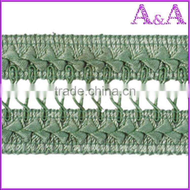 Black dry wedding dress decorative trim materials fabric chemical embroidery with beads cord guipure bobbin lace