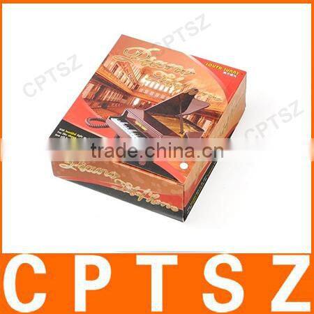 Elegant Classical Piano Shape Wire Corded Telephone for promotion