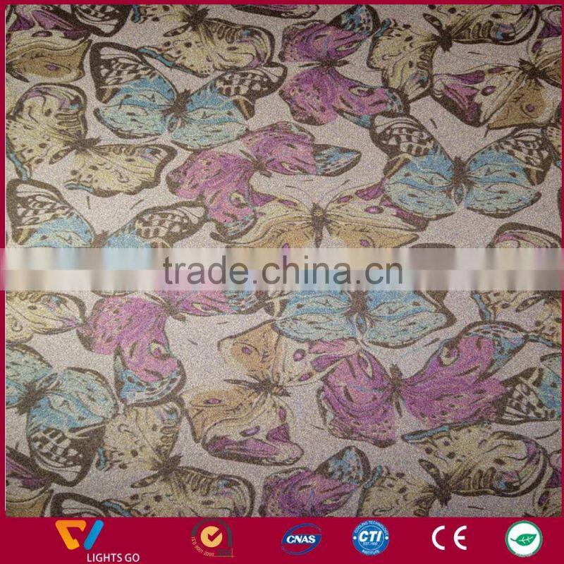 new pattern fantastic rainbow reflective fabric for shoes and backpack