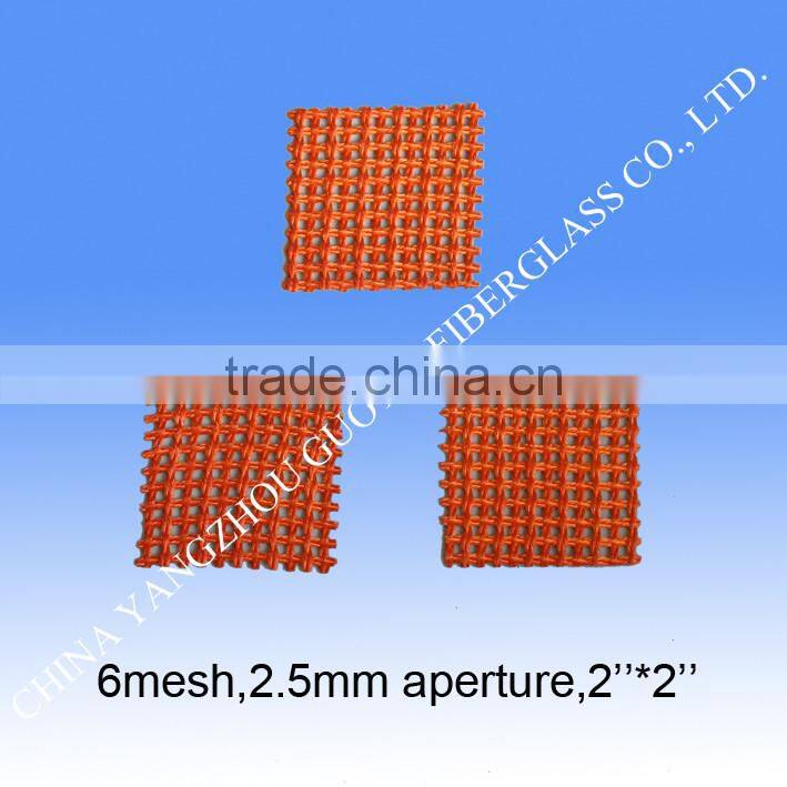 high silica roving in 3 warp yarn and 3 weft yarn weave way making Molten steel filtering part