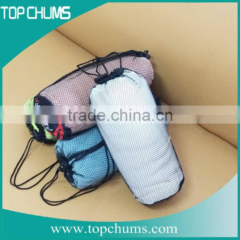 microfiber Gym fitness towel in mesh pouch,fitness towel,microfiber gym towel