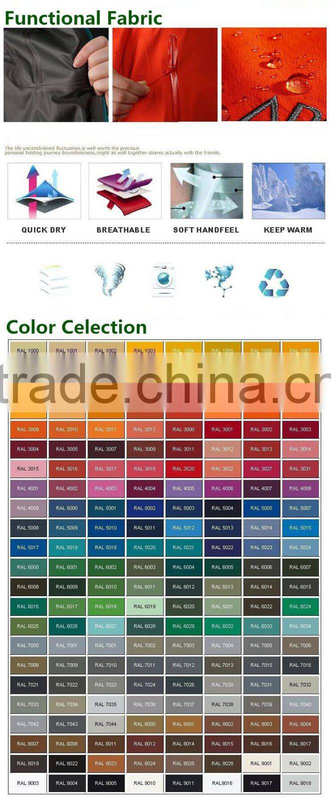 Functional Elastic Belt Yellow Ski Pants for men