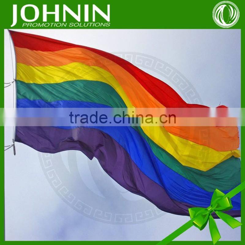 Cheap Custom Flying Rainbow Flag for Sale