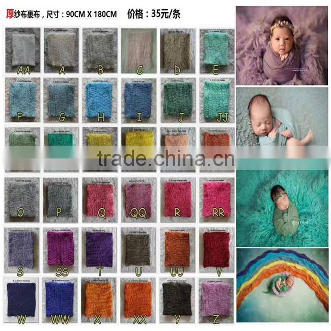 Stretch knit wrap newborn cheesecloth wrap baby swaddle warp newborn photography props
