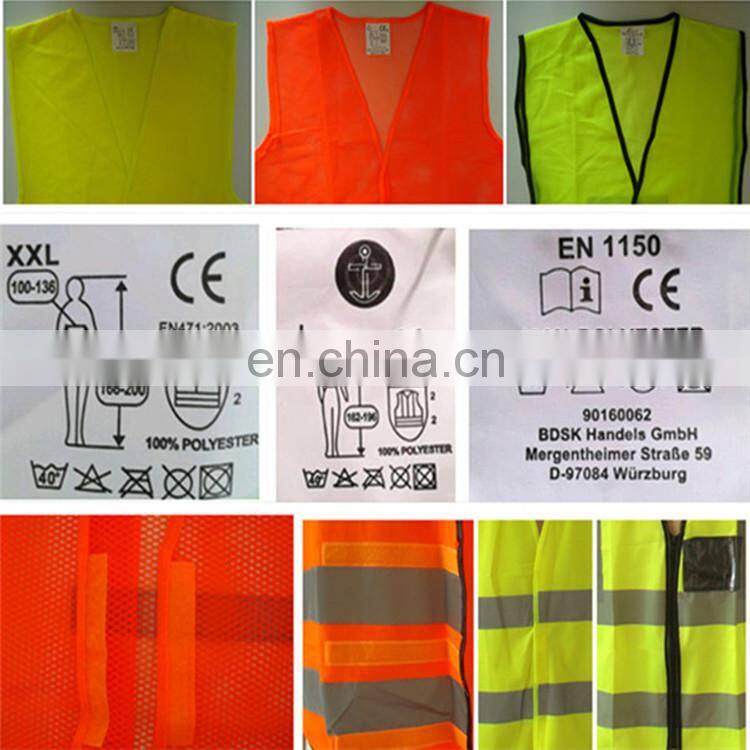 Wholesale 100 Polyester High Visibility Hi Viz Vest