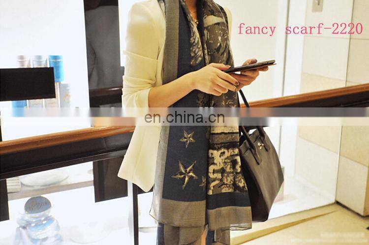 Most fashion very long brand cotton scarf