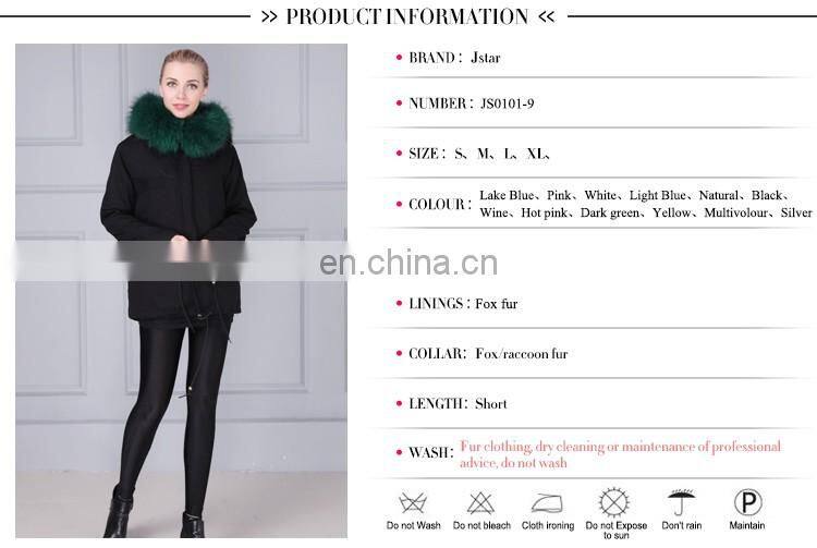 Men and Women short black rabbit fur coat with real lined