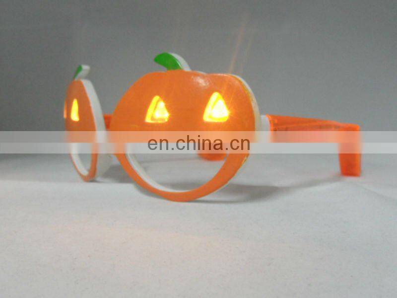 LED Halloween gifts light up pumpkin shape glasses