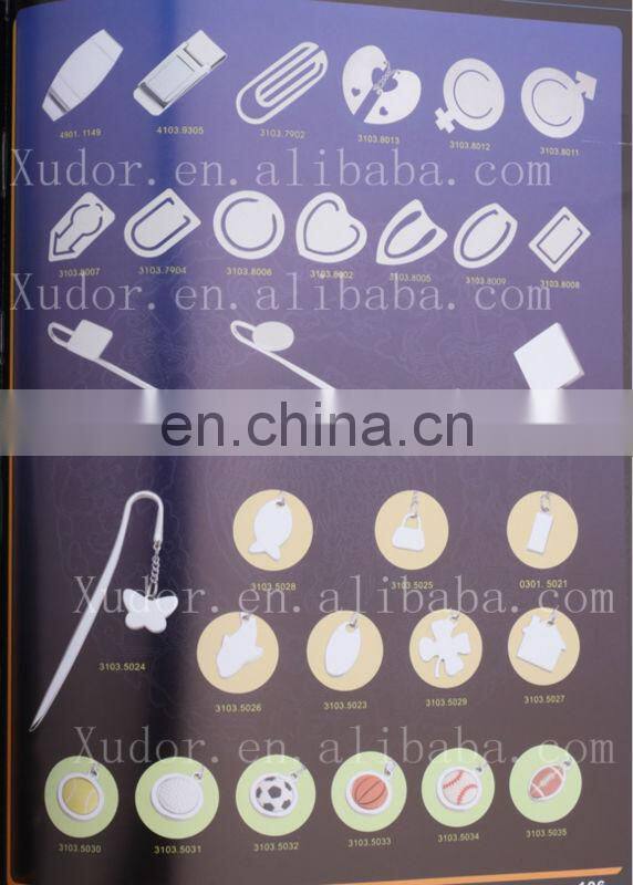 PROMOTIONAL SALE POPULAR ZINC ALLOY PAPER SILVER BLANK MONEY CLIP