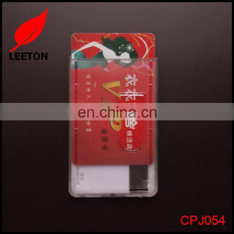 Factory custom double sided rigid ID badge holder