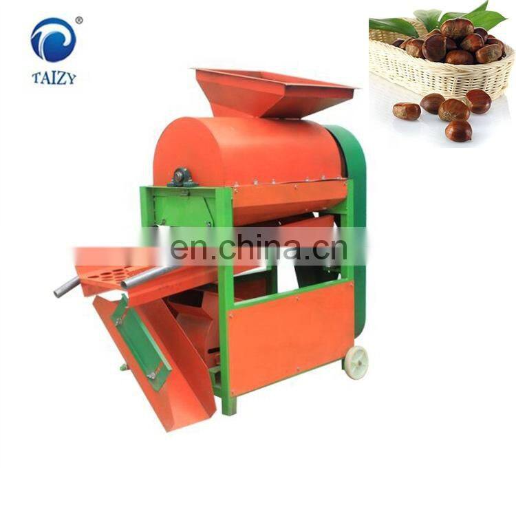 Taizy High efficient chestnut sheller/huller/dehulling machine