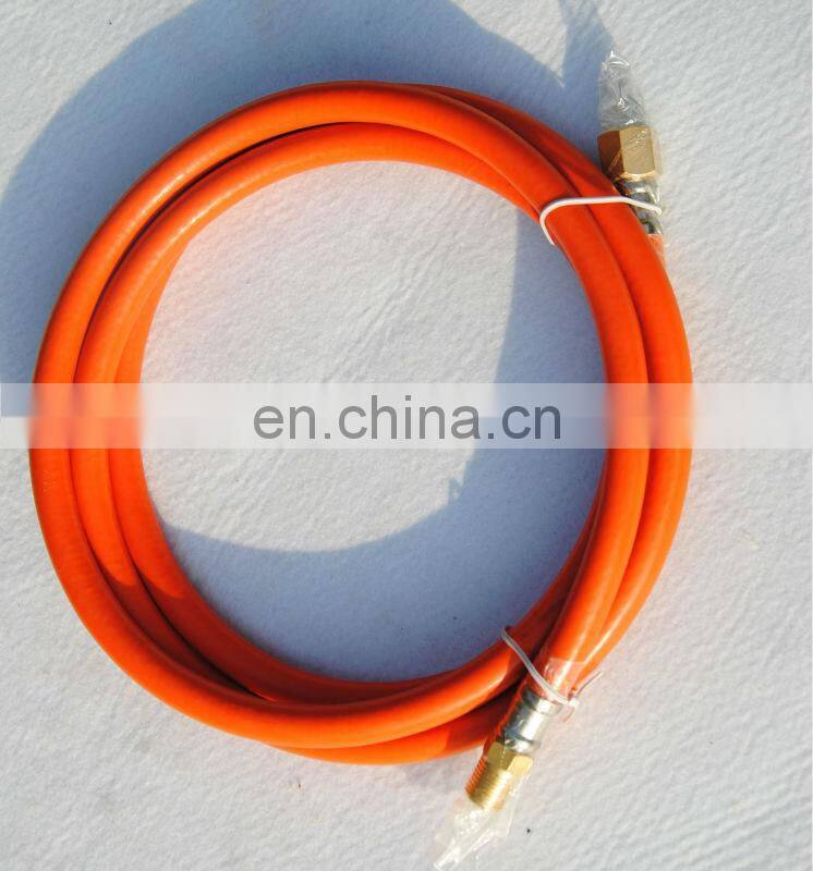 PVC Plastic LPG Gas HOSE Used in Cooker, Gas Oven, BBQ Grill with Copper FITTINGS