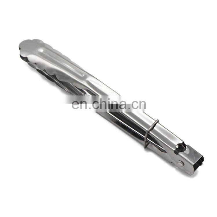 Stainless Steel Kitchen Food Tongs Ice Tongs