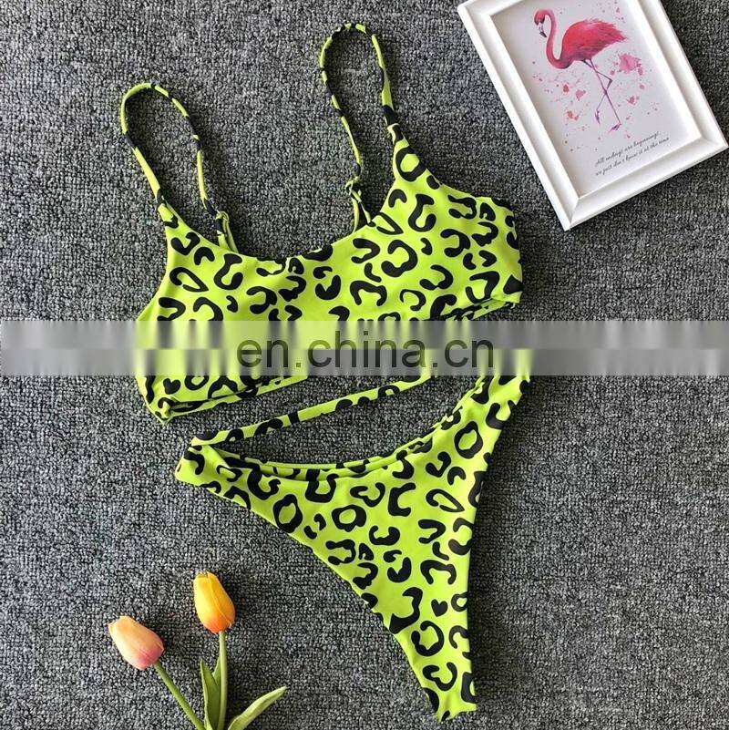 Hibkn solid bikini set push up cut out bikini Brazilian 2019 black swimsuit monokini biquini women swimsuits Swimsuit Female