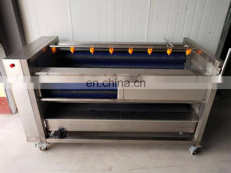 hot selling vegetables brush peeler machine washing peeling machine Nigeria cassava roller peeler machine