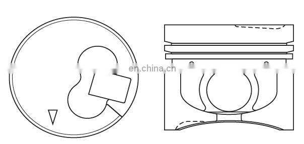 Engine piston L200 4D56T piston MD-377962 MC9113T MD-377963 MD-377965 MD377962 MD377963 MD377965 MD377966 MR984128 MR984130