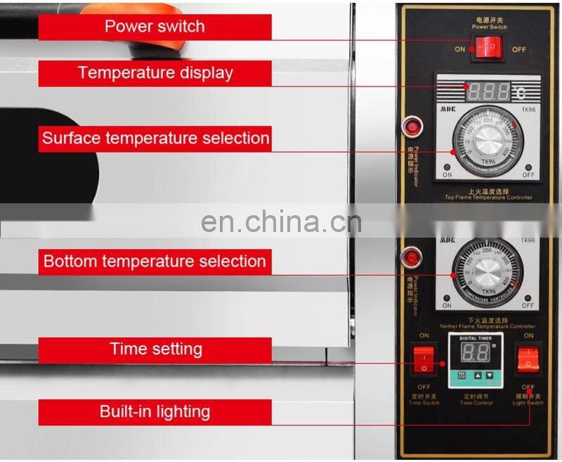 Oven with a regular commercial two - story four large - scale bread electric oven cake and pizza double