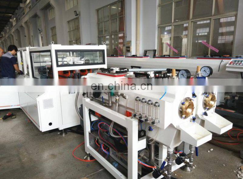 PVC transparent electric conduit pipe making machine production line