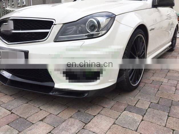 Carbon Fiber front lip rear wing and rear diffuser for MB C-CLASS w204 TI Sport style 2011y~