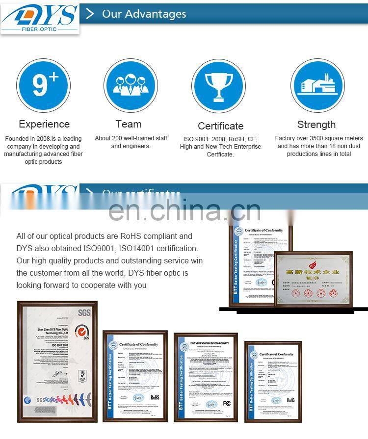 Fiber optic MPO breakout fiber cable mpo to lc