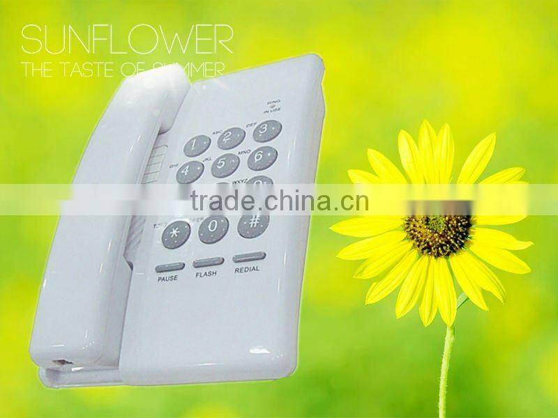 corded wall mountable large keypad phones