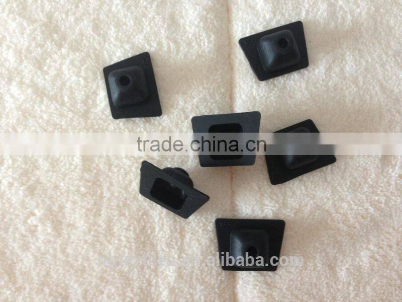 Silicone rubber push button