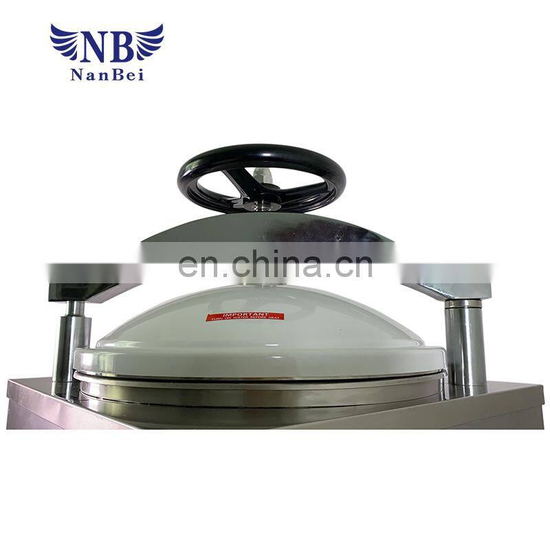 LCD display 50l pressure medical steam sterilizer