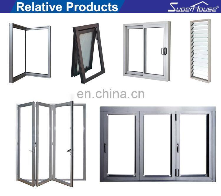 Superhouse Australia&USA standard aluminum bifolding door with blind roller shutter