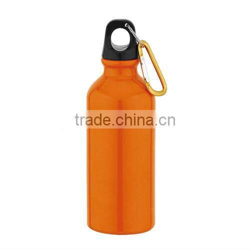 eco aluminum sports water bottles jugs with carabiner