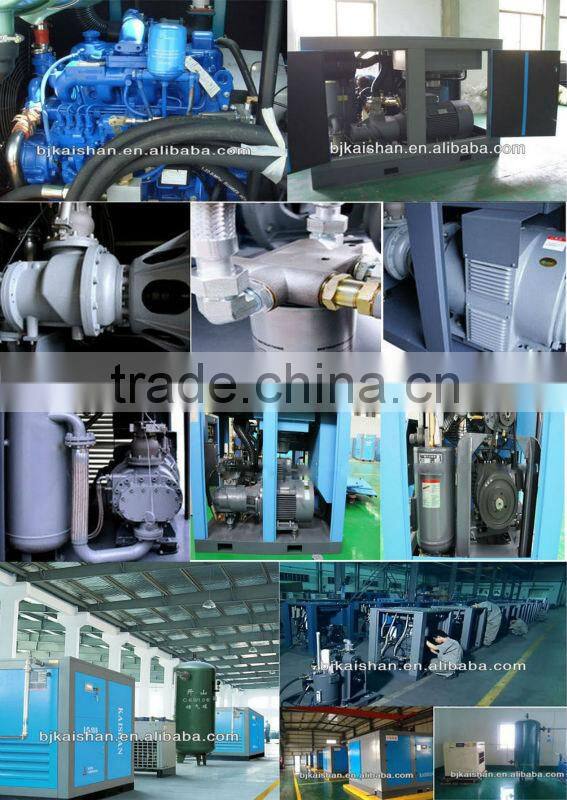Durable classical stationary 90kw screw air compressor