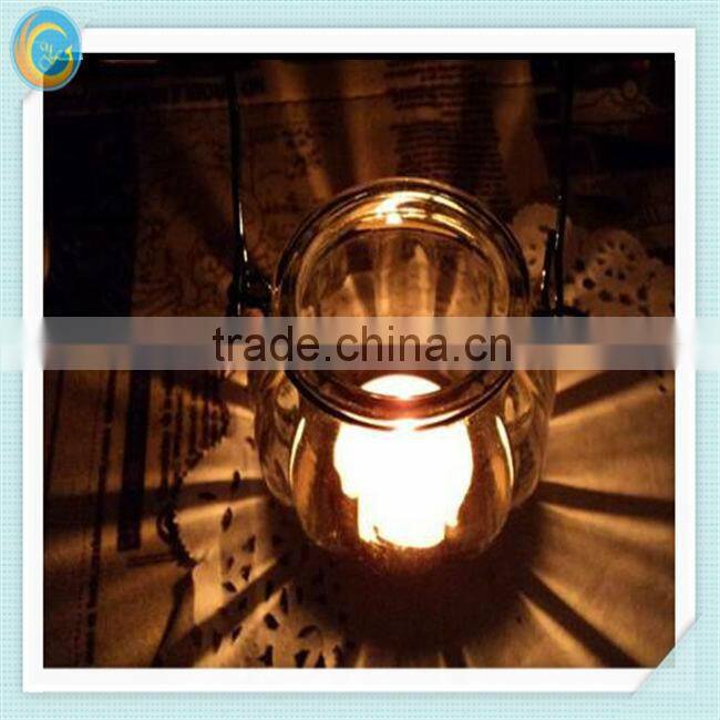 Fashionable Candle In hanging Glass Holder