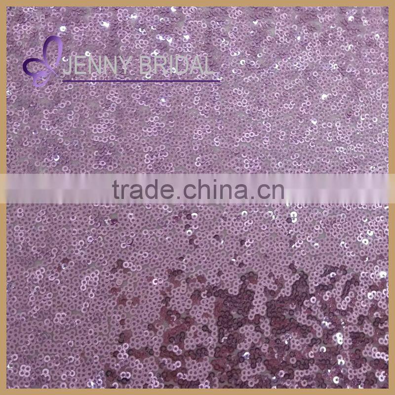 SQN#21 beautiful wedding decorations light purple beaded sequin table runner