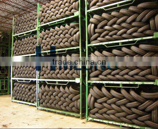 Stable customized metal folding tire rack